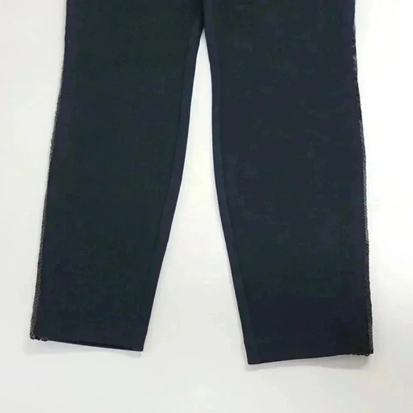 SPANX Ponte Skinny Pants with Sequin Tuxedo Legs Skinny Size M - Picture 5 of 8